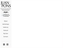 Tablet Screenshot of juanpons.org